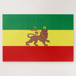 Quebra-cabeça Rastafarian Flag (Rastafarianism) (Rasta)