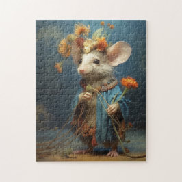 Quebra-cabeça Rato do Poder das Flores