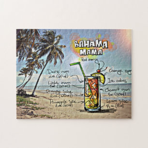 Quebra-cabeça Receita de Bebida Coquetel Bahamas Mama