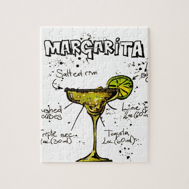 Quebra-cabeça Receita Margarita do cocktail (Vertical)