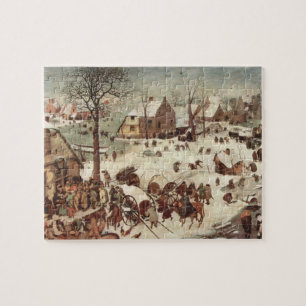 Quebra-cabeça Recenseamento em Bethlehem por Pieter Bruegel