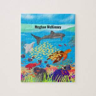 Quebra-cabeça Recife de Coral Ningaloo Vibrante Inspirado