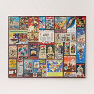 QUEBRA-CABEÇA RECOLHA DE PAPEL DE 20 DE VINTAGEM