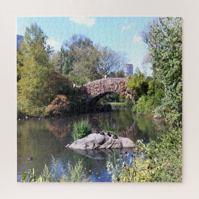 Quebra-cabeça Recurso Hídrico Central Park Nova York (Vertical)