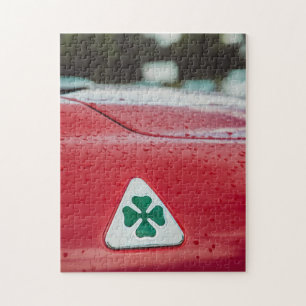 Quebra-cabeça Red Alfa Romeo Quadrifoglio
