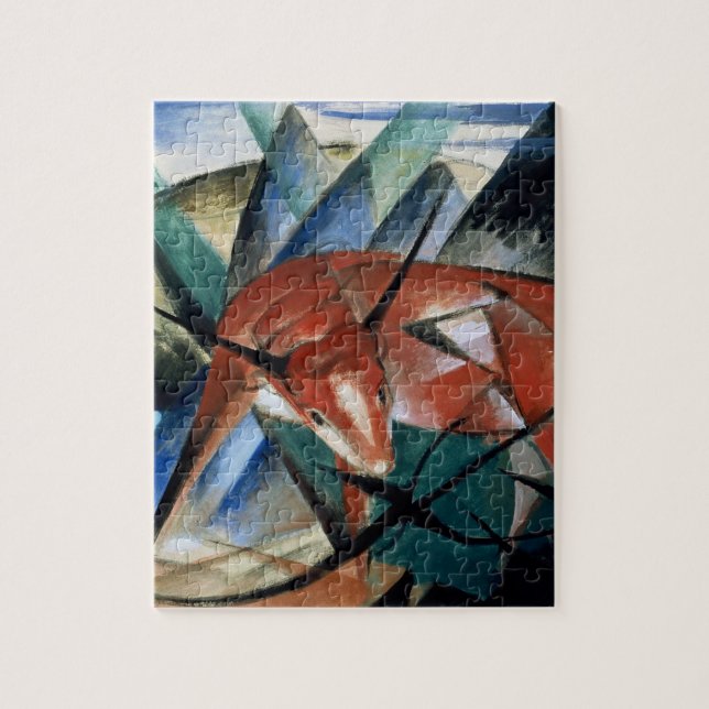 Quebra-cabeça Red Bull (gouache no papel) (Vertical)