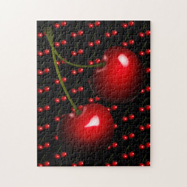 Quebra-cabeça Red Cherry Jigsaw Puzzle - Sweet (Vertical)