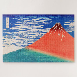 Quebra-cabeça Red Fuji | Hokusai |