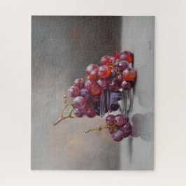 Quebra-cabeça Red Grapes Still Life - from Original Oil Painting