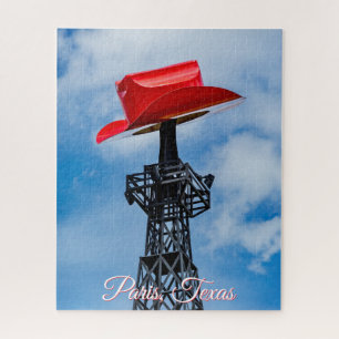 Quebra-cabeça Red Hat do Texas, Paris, Texas