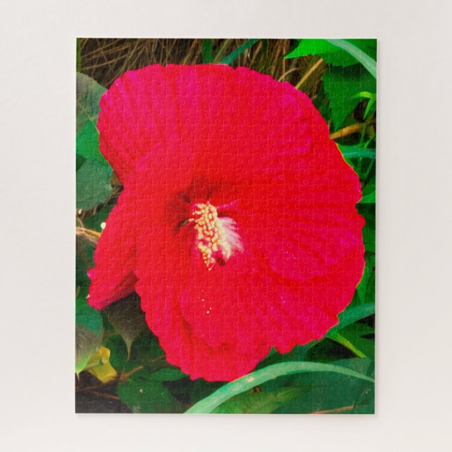Quebra-cabeça Red Hibiscus  126 X 20 Puzzle (Vertical)