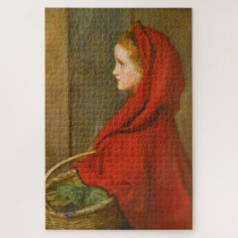 Quebra-cabeça Red Riding Hood (por John Everett Millais)