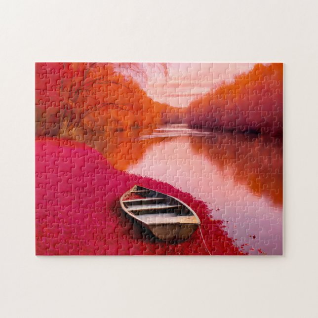 Quebra-cabeça Red River Sunrise (Horizontal)