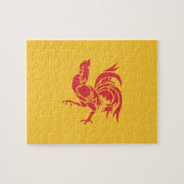 Quebra-cabeça Red Rooster (Bandeira da Valônia)