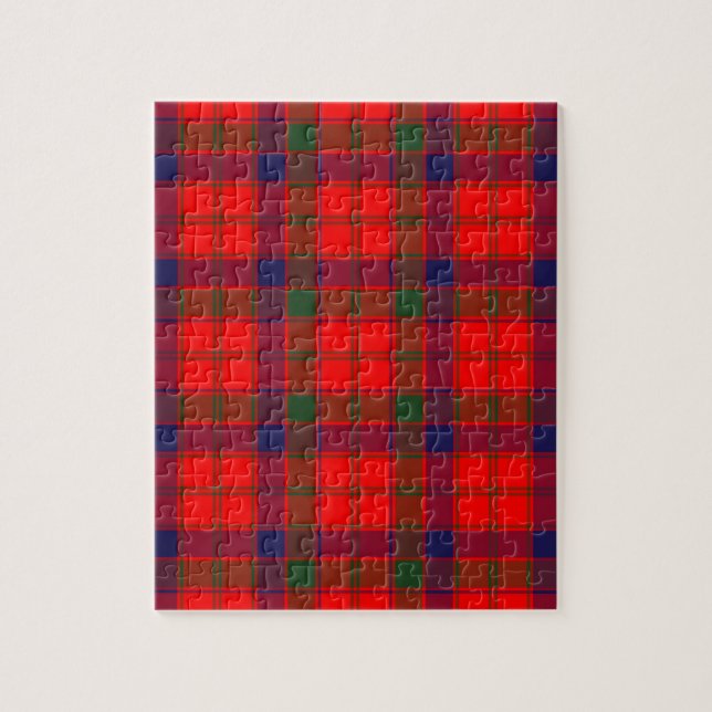Quebra-cabeça Red Scottish Tartan (Vertical)