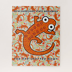 Quebra-cabeça Red Spotted Newt - New Hampshire State Amphibian