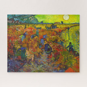 Quebra-cabeça Red Vineyard em Arles por Vincent van Gogh