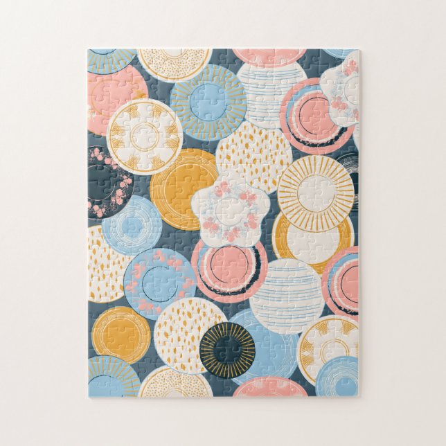 Quebra-cabeça Redonda (Vertical)