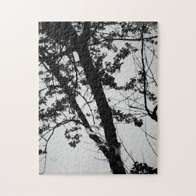 Quebra-cabeça Reflexão BW Belo (Vertical)