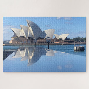 Quebra-cabeça reflexão da casa de ópera sydney