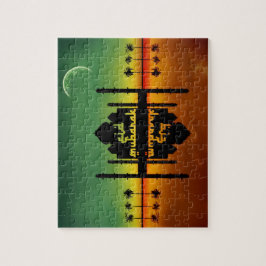 Quebra-cabeça Reflexão da noite de Eid Mubarak