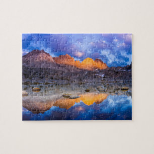 Quebra-cabeça Reflexo da montanha, Califórnia