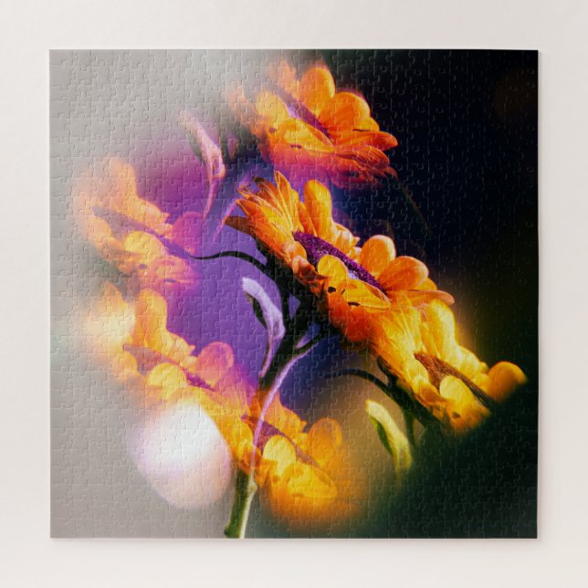 Quebra-cabeça Reflexo de Girassol (Vertical)