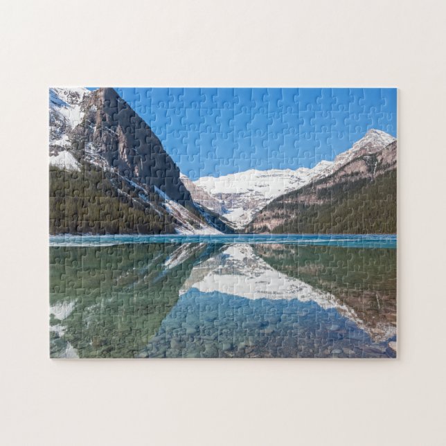 Quebra-cabeça Reflexo no Lago Louise - Banff NP, Canadá (Horizontal)