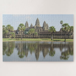 Quebra-cabeça reflexões angkor
