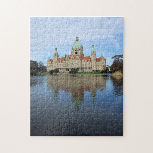 Quebra-cabeça Reflexões - Câmara Municipal - Hannover, Quebra-ca (Vertical)