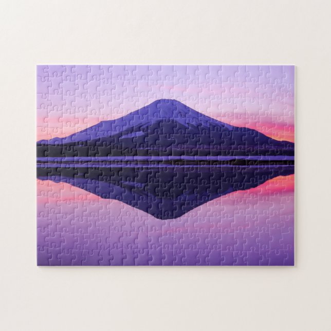Quebra-cabeça Reflexões da água | "Sakasa-Fuji " (Horizontal)