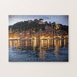 Quebra-cabeça Reflexões da noite de Portofino - 11x14 - PC 252