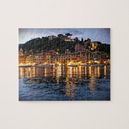 Quebra-cabeça Reflexões da noite sobre Portofino - 8x10 - 110 pc