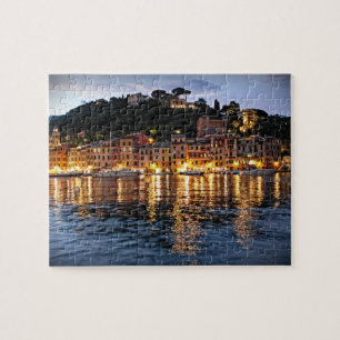 Quebra-cabeça Reflexões da noite sobre Portofino - 8x10 - 110 pc