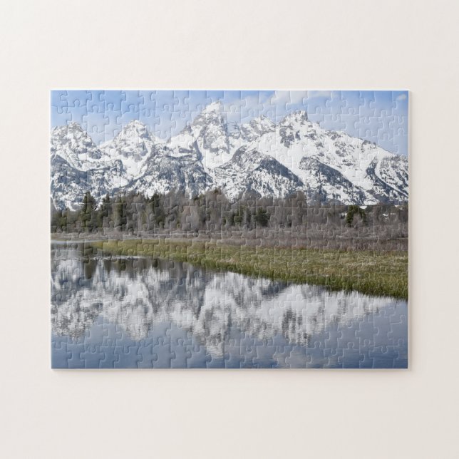 Quebra-cabeça Reflexões das Grand Tetons - 11x14 - 252 pcs (Horizontal)