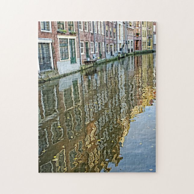Quebra-cabeça Reflexões de Amsterdã - 11x14 - 252 pcs. (Vertical)