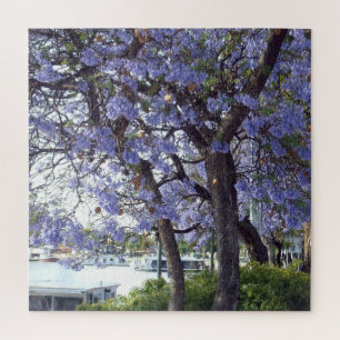 Quebra-cabeça **"Reflexões de Jacaranda: Barcos domésticos no Mu