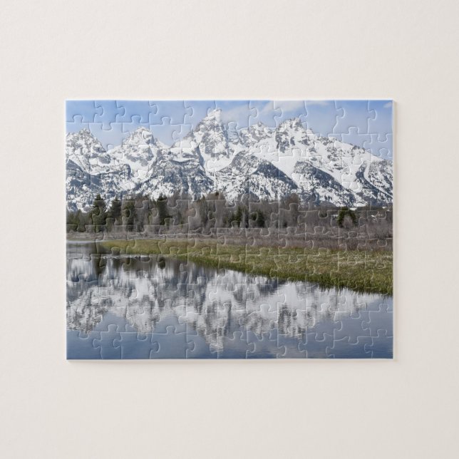 Quebra-cabeça Reflexões do Grand Tetons - 8x10 - 110 pcs (Horizontal)
