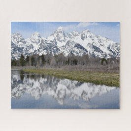 Quebra-cabeça Reflexões do Tetons grande - 16x20 - 520 PCes