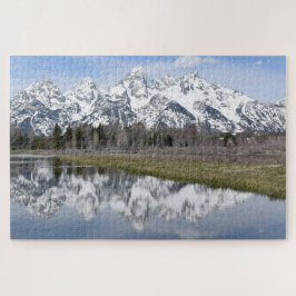 Quebra-cabeça Reflexões do Tetons grande - 20x30 - 1014 PCes