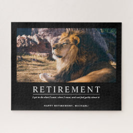 Quebra-cabeça Reforma Personalizada Personalizada do Lion de Rel