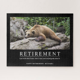 Quebra-cabeça Reforma Personalizada Personalizada do Urso de Rel