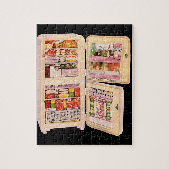 Quebra-cabeça refrigerador da abundância (Vertical)