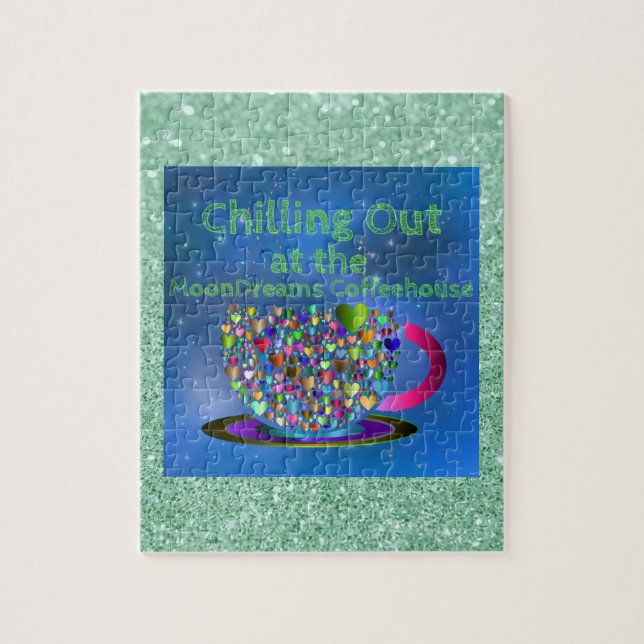 Quebra-cabeça Refrigerindo no Café da LuaDreams (Vertical)