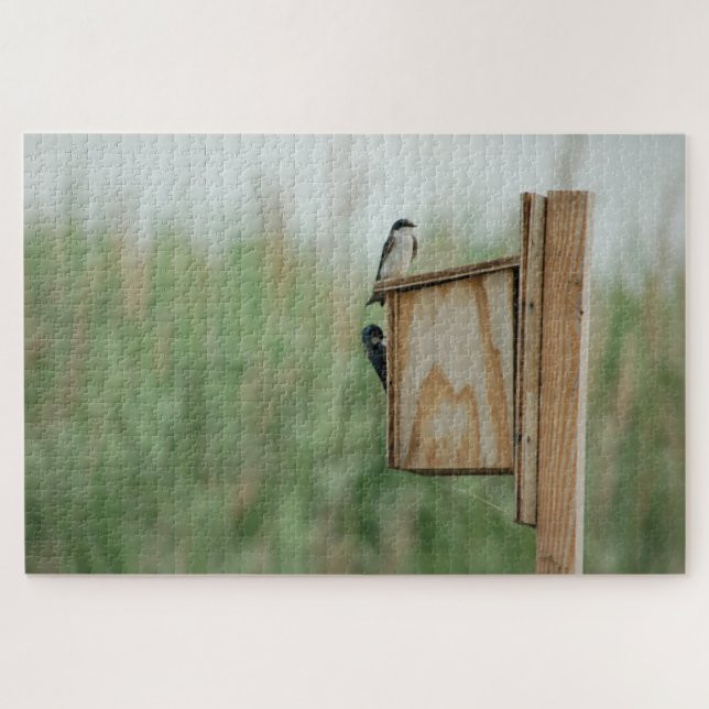 Quebra-cabeça refúgio de pássaros em Nova Jersey (Horizontal)