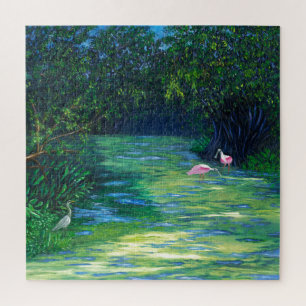Quebra-cabeça Refúgio de Vida Selvagem na Flórida Everglades