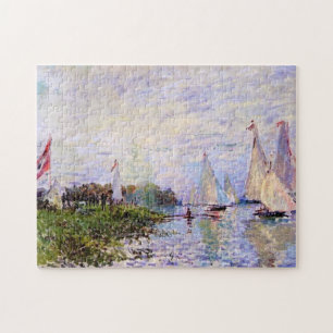 Quebra-cabeça Regatta no Argenteuil Monet Fine Art