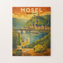 Região Vinícola da Mosel Alemanha Viagem Arte Vint