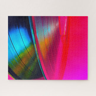 Quebra-cabeça Registros de vinil magentas