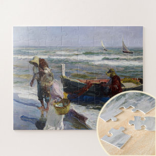 Quebra-cabeça Regresso da pesca, Joaquin Sorolla y Bastida